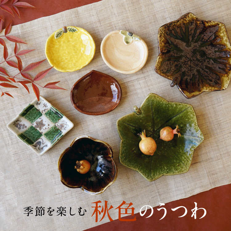 秋色のうつわ特集