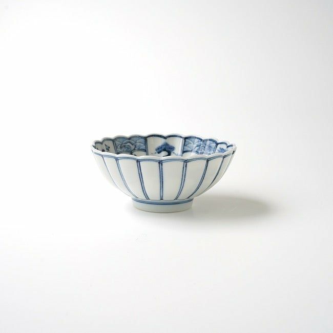 山本長左（やまもとちょうざ） 【山本長左】菊型小鉢 樹花文〈1個