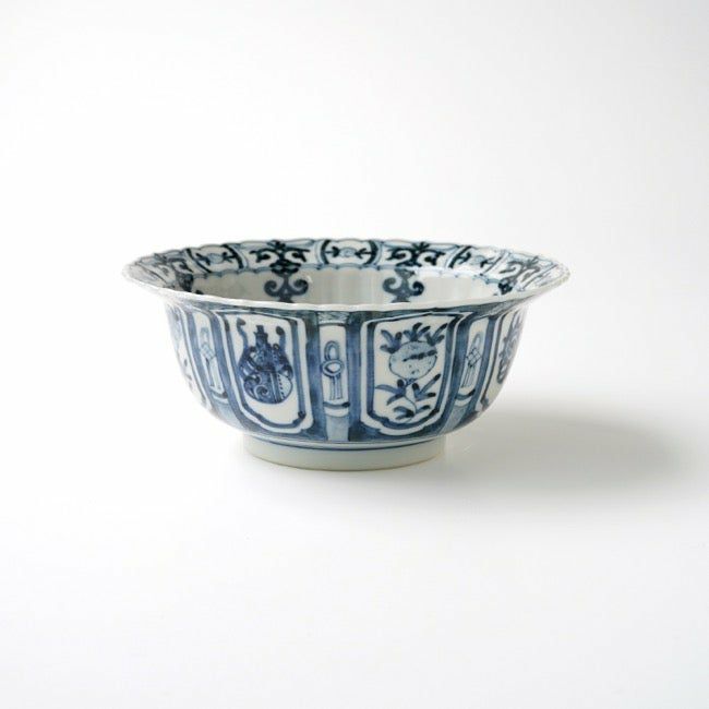 山本長左（やまもとちょうざ） 【山本長左】中鉢 陽刻芙蓉手〈1個