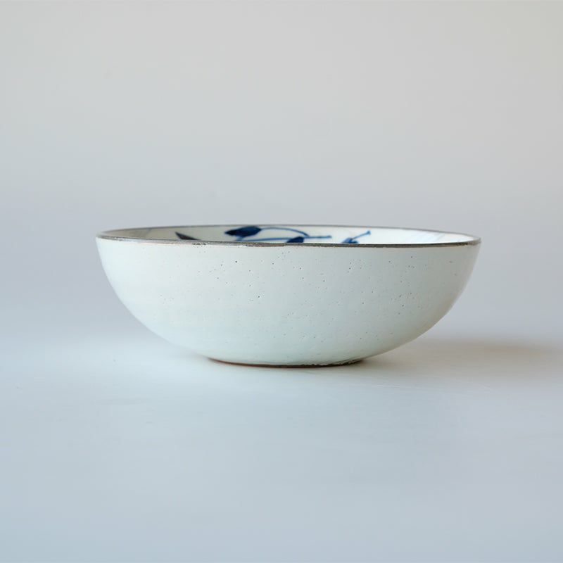 いろどり 粉引染花 おいしい器 いろどり 粉引 中鉢（染花）〈1個