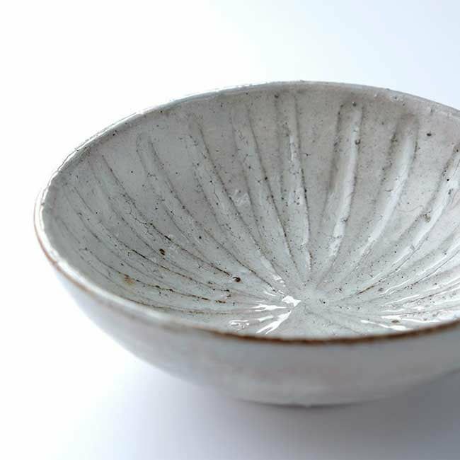 粉引彫文（こひきほりもん） 単品 粉引彫文 取り鉢〈1個〉 美濃焼 |皿 