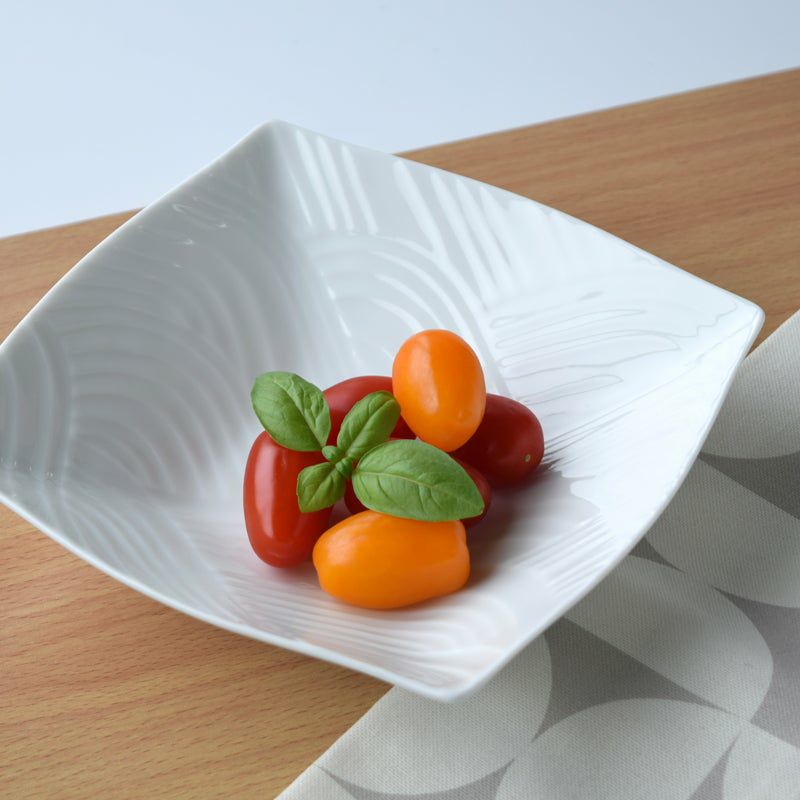 角鉢 白磁さらさ 角鉢〈1個〉 美濃焼 |皿や鉢など和食器の通販は京都の 