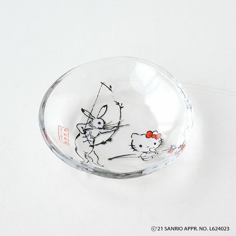 ハローキティ 鳥獣戯画 【SALE】ハローキティ 鳥獣戯画 小皿(弓 ハローキティ 鳥獣戯画 【SALE】ハローキティ 鳥獣戯画 小皿(弓