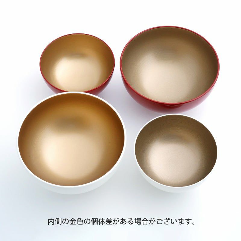 モダン漆器 【越前塗】光琳丼 シャンパンゴールド〈1個〉 |皿や モダン漆器 【越前塗】光琳丼 シャンパンゴールド〈1個〉 |皿や