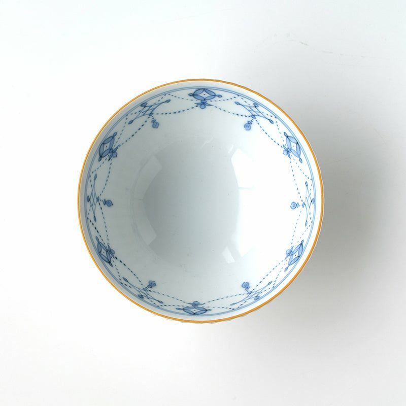 青華瓔珞文（せいかようらくもん） 単品 青華瓔珞文 飯茶碗（大）〈1個