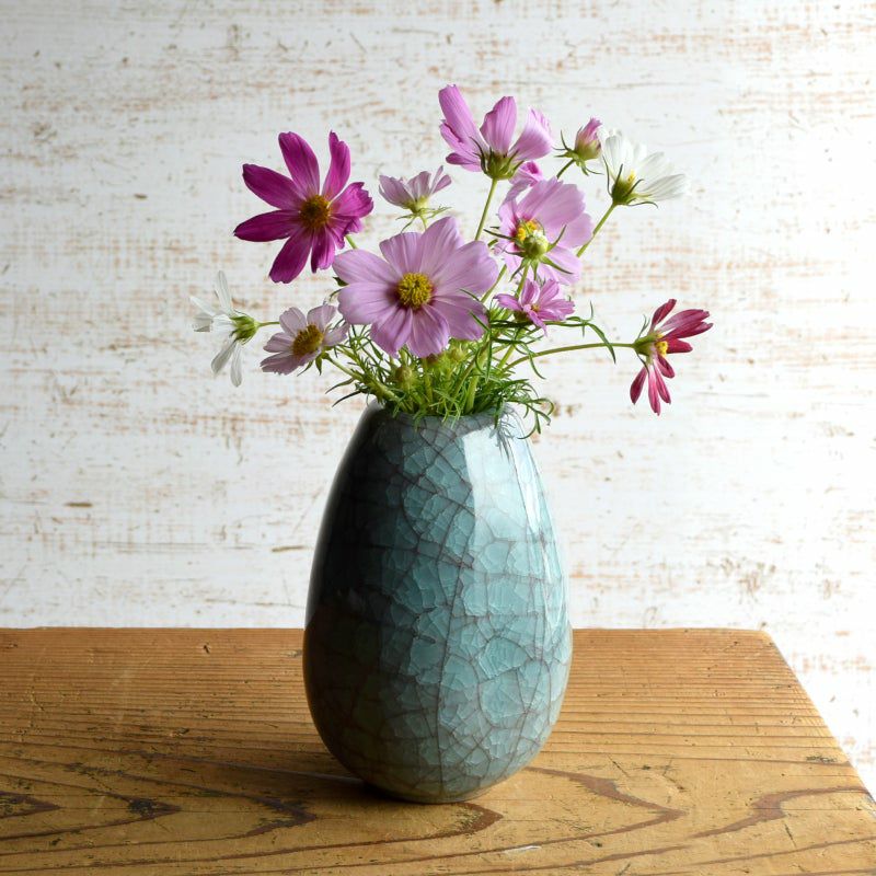 花器・花瓶 八重がすみえくぼ 花生（桐箱入）〈1個〉 信楽焼 |皿や鉢 