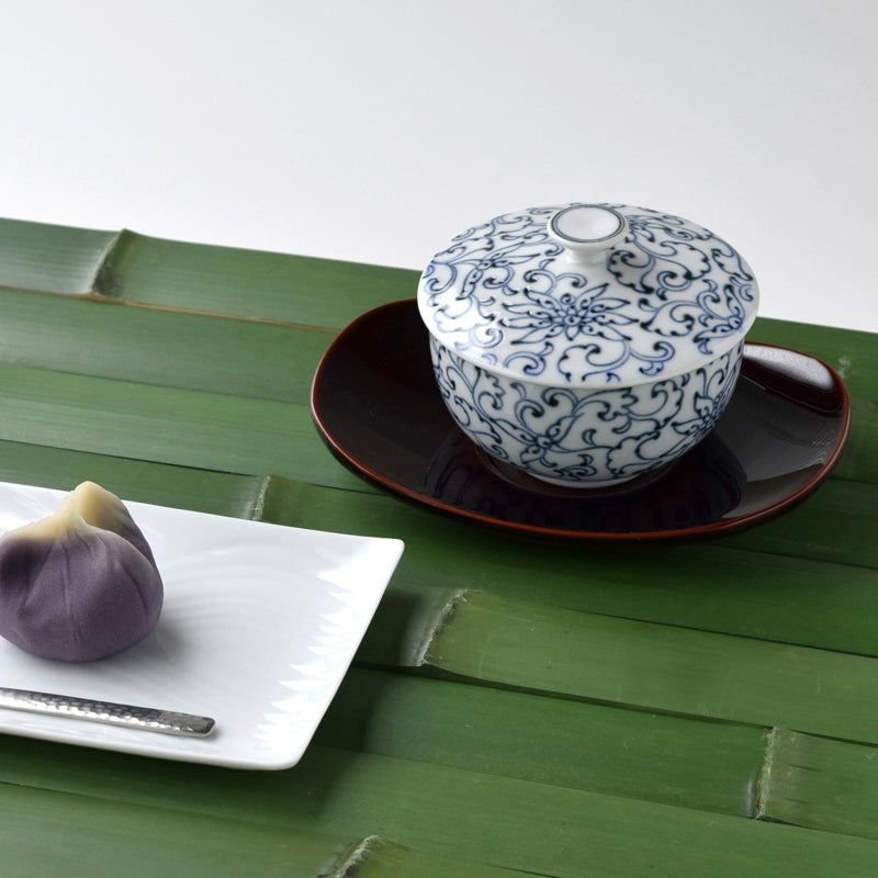 京唐草（きょうからくさ） 京唐草 お茶呑茶碗（桐箱入）〈5客〉 瀬戸焼 