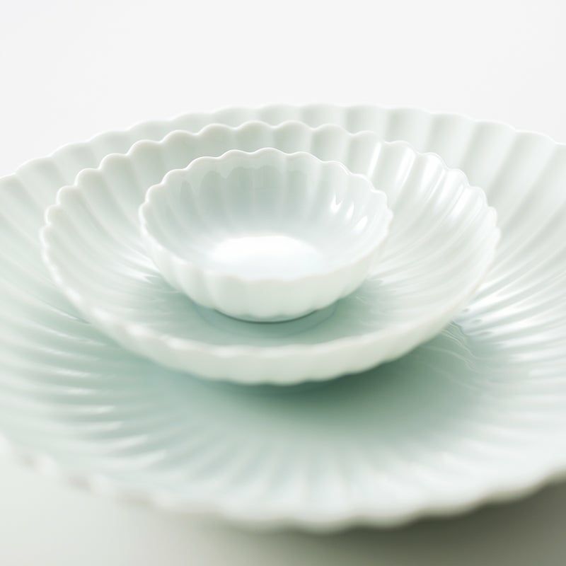 中皿（約15～23cm） 白菊 銘々皿〈5枚〉 美濃焼 |皿や鉢など和食器の 
