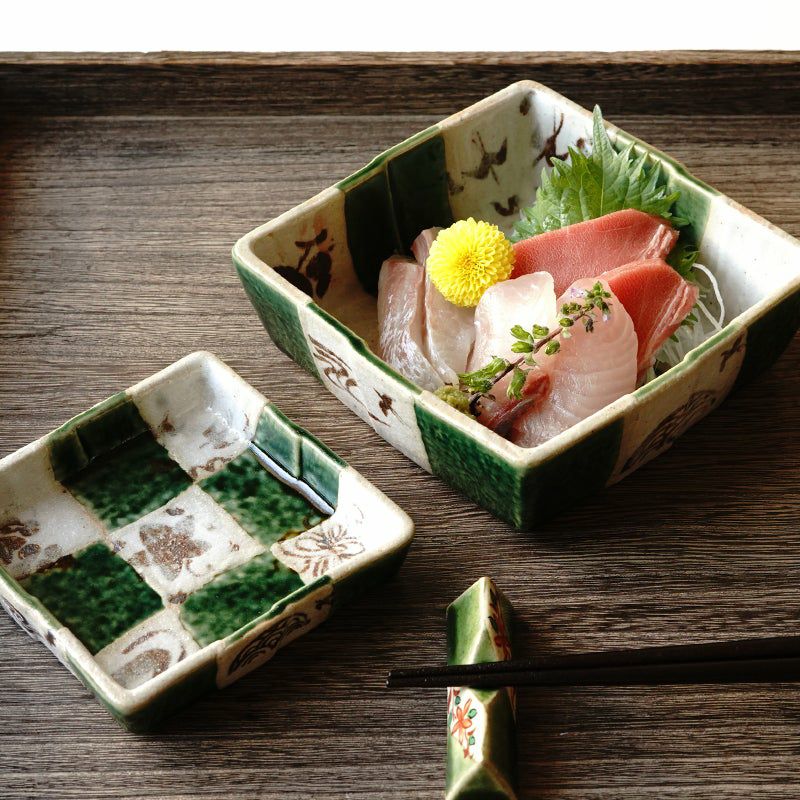 角鉢 市松 小鉢〈5個〉 瀬戸焼 |皿や鉢など和食器の通販は京都のたち吉 