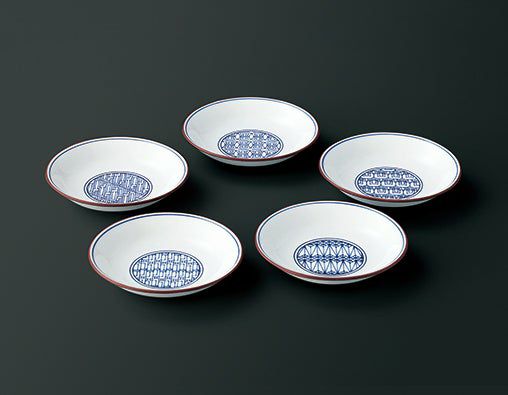 小皿・取皿（約9～14cm） 染付宝づくし 小皿〈5枚〉 波佐見焼 |皿や鉢 