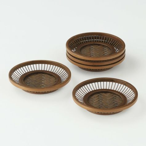 あじろ 茶托〈5枚〉