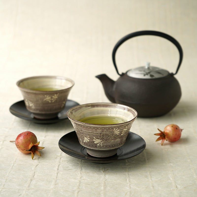 京三島お茶呑茶碗（桐箱入）〈5個〉 京焼・清水焼 | 京都 皿や鉢など和