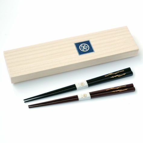 とこしえ 夫婦箸（桐箱入）〈2膳〉