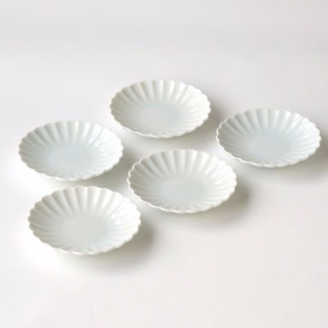 小皿・取皿（約9～14cm） 白菊 小皿〈5枚〉 美濃焼 |皿や鉢など和食器