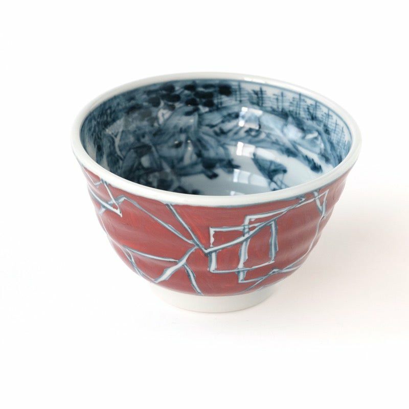 【100%新品高品質】京焼・清水焼　組飯碗　紫翠紋(しすいもん)　陶　LTN535　陶器 その他