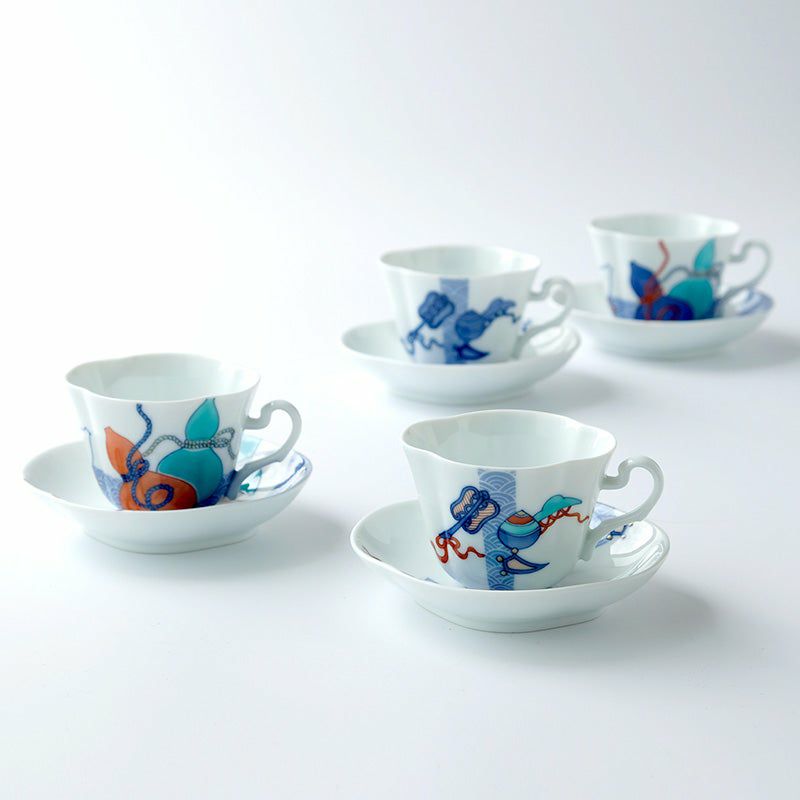 縁起の茶碗 【会員特別価格】【匠の伝承】縁起の茶碗 鍋島六瓢 