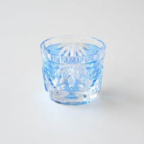 【おまとめSALE】【匠の伝承】響の硝子 薄瑠璃被 葡萄 酒盃〈1個〉