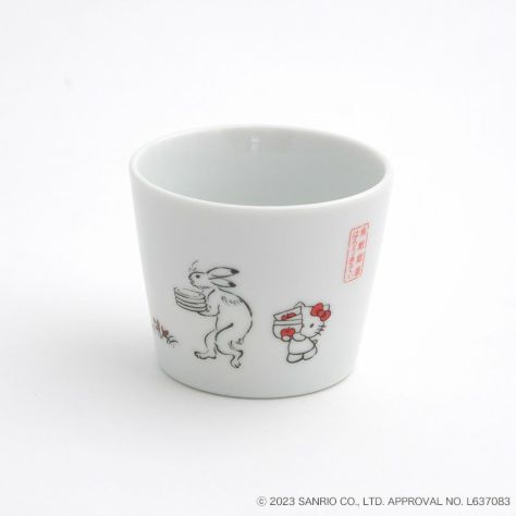 たち吉×HELLO KITTY鳥獣戯画手塩皿5枚セット\u0026そばセット - 食器