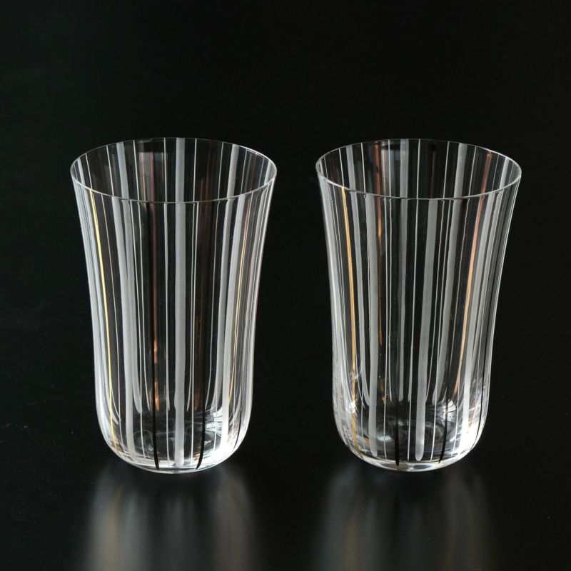 グラス 水すだれ ペアグラス〈2個〉 |皿や鉢など和食器の通販は京都のたち吉（TACHIKICHI/橘吉）