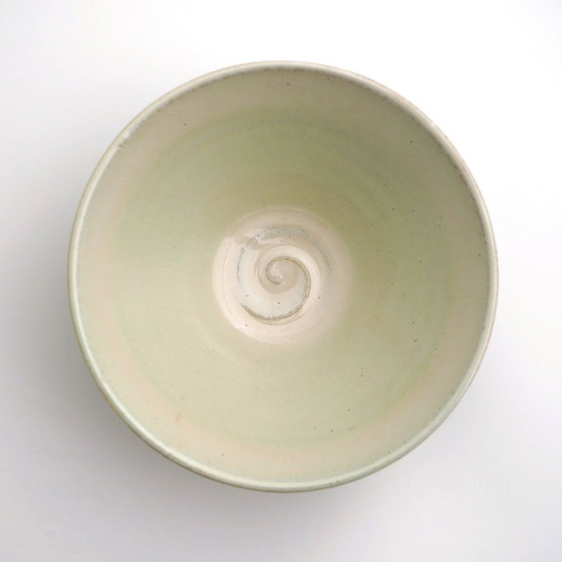 瀬戸焼（愛知県） 【瀬戸焼】色釉彩 緑 平飯碗〈1個〉 |皿や鉢など和