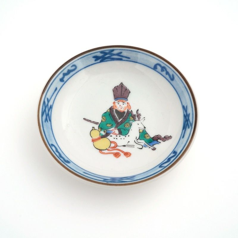 小皿・取皿（約9～14cm） 【九谷焼】3号皿揃 七福神〈7枚〉 |皿や鉢