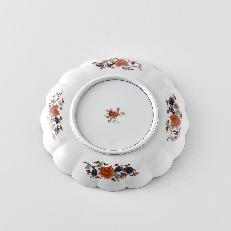 中皿（約15～23cm） 【波佐見焼】菊割花地紋 和皿〈1枚〉 |皿や鉢など 