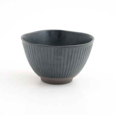 【波佐見焼】幸鎬（黒） 丼〈1個〉