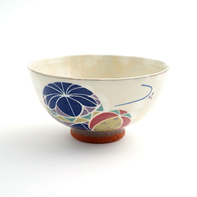 京焼・清水焼（京都府） 【京焼・清水焼】色絵六瓢瓔珞飯茶碗（大）〈1個〉 |皿や鉢など和食器の通販は京都のたち吉（TACHIKICHI/橘吉）