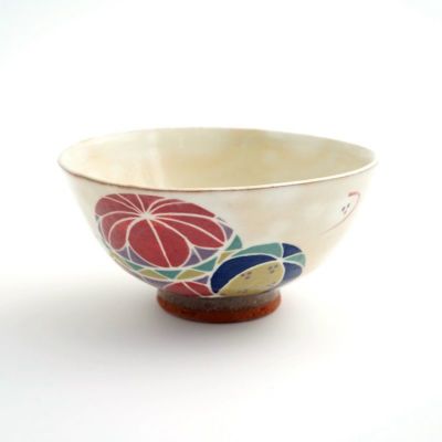 花結晶 【京焼・清水焼】花結晶 茶碗（白地赤）〈1個〉 |皿や鉢など和食器の通販は京都のたち吉（TACHIKICHI/橘吉）