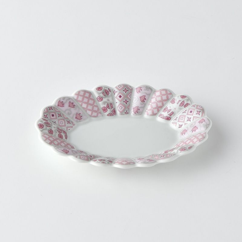 Wiener Porzellan 花柄波形皿 Amazon.co.jp: 浜陶 波佐見焼 和山窯 flowers 小皿 約10.5cm
