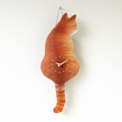 猫時計と犬時計の通販 藤井啓太郎のしっぽを振る時計の商品一覧 たち吉 