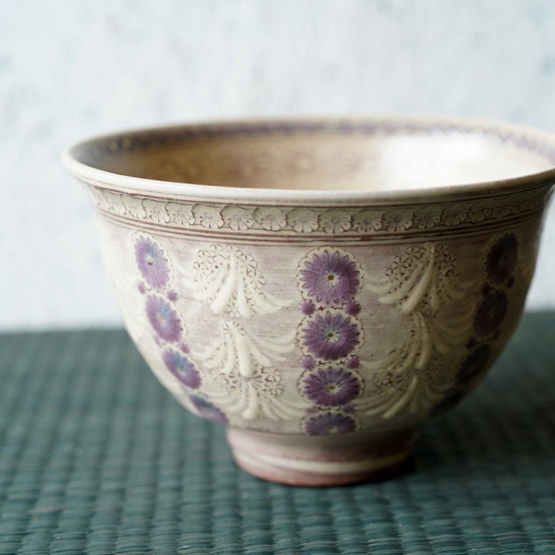 森里陶楽 紫彩華紋（もりさととうらく しさいかもん） 【森里陶楽】紫  