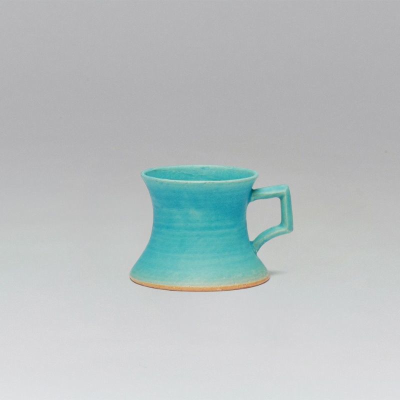 ☆新品☆【トルコ】 陶器 マグカップ＊パープル＊ ハンドメイド