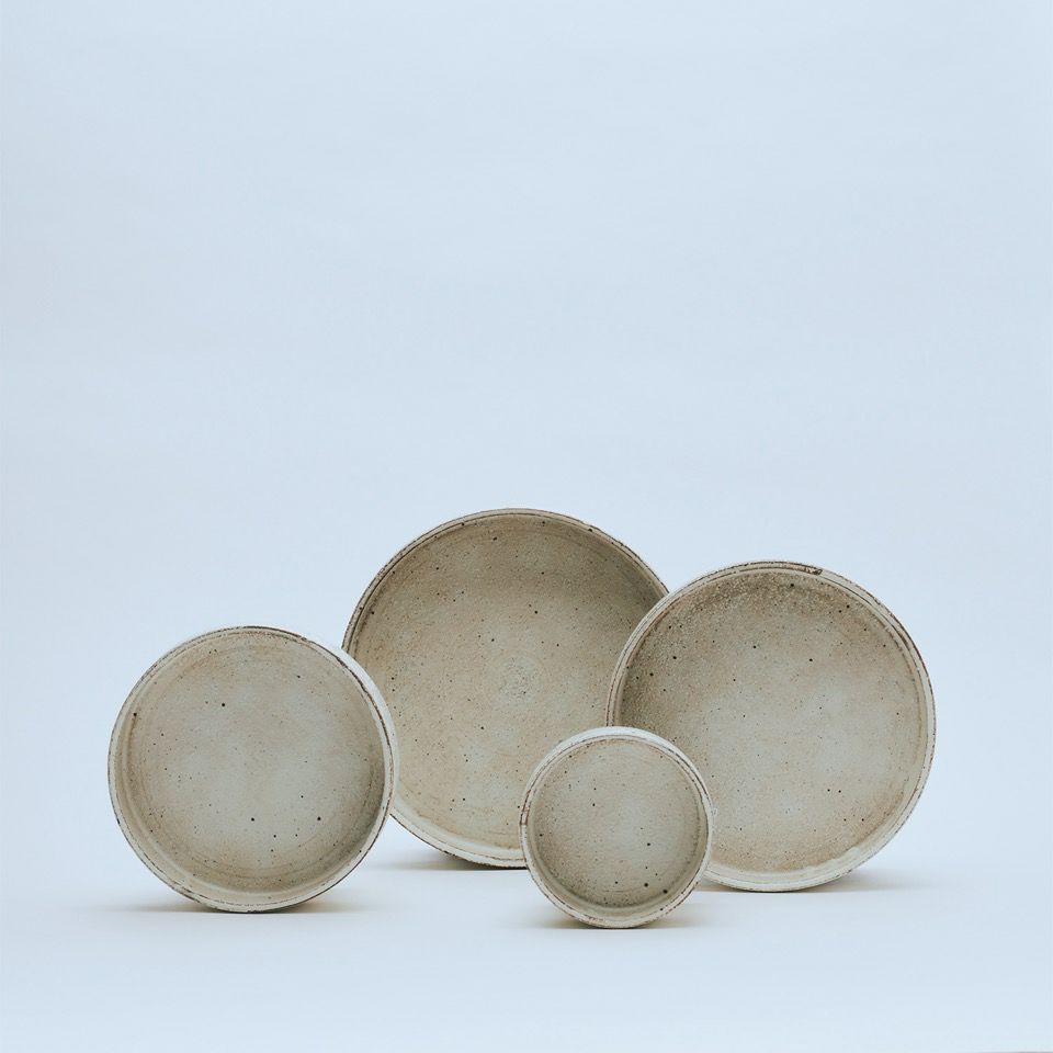 KASANE | 重 【COCHI】KASANE 24cm / TORINOKO（粉引）〈1枚