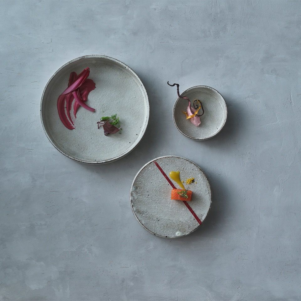 KASANE | 重 【COCHI】KASANE 24cm / TORINOKO（粉引）〈1枚