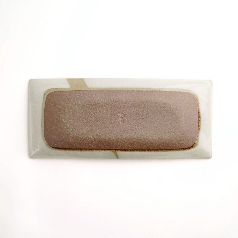 瀬戸焼（愛知県） 【瀬戸焼】粉引赤絵 長角皿〈1枚〉 |皿や鉢など和