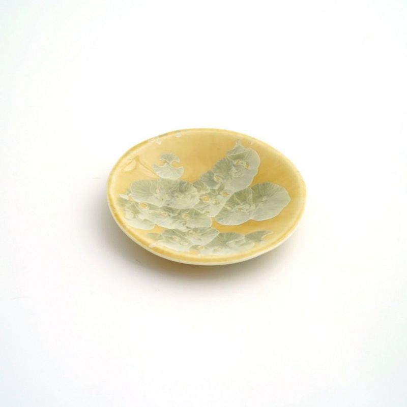 色備前草花画皿　極楽園御庭焼　H4×W18.8cm 合箱 色備前草花画皿 極楽園御庭焼 H4×W18.8cm 合箱