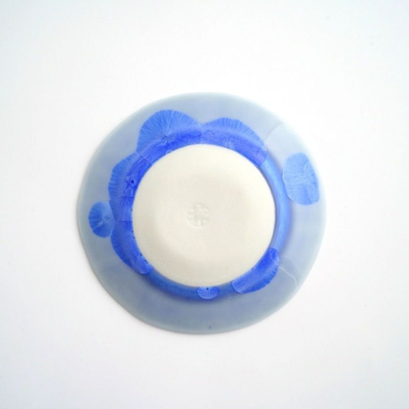 花結晶 【京焼・清水焼】花結晶 三寸皿（青）〈1枚〉 |皿や鉢など和