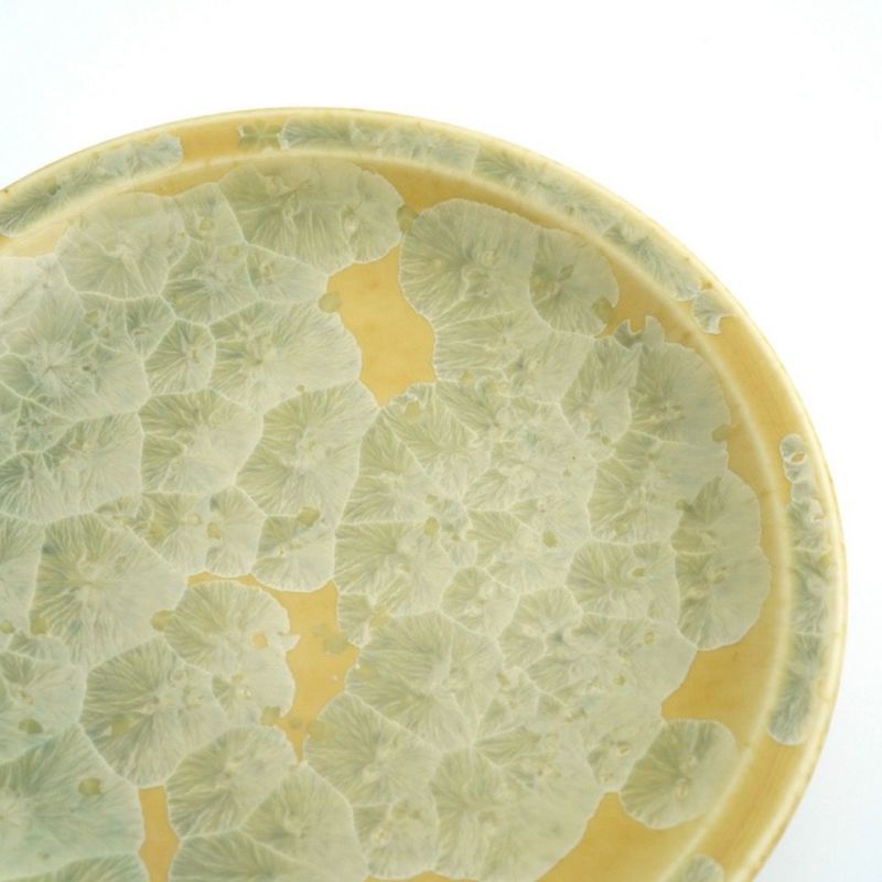 花結晶 【京焼・清水焼】花結晶 銘々皿（黄）〈1枚〉 |皿や鉢など和