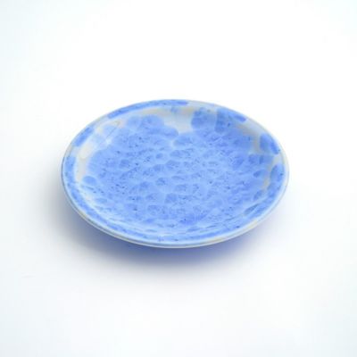 花結晶 【京焼・清水焼】花結晶 銘々皿（緑）〈1枚〉 |皿や鉢