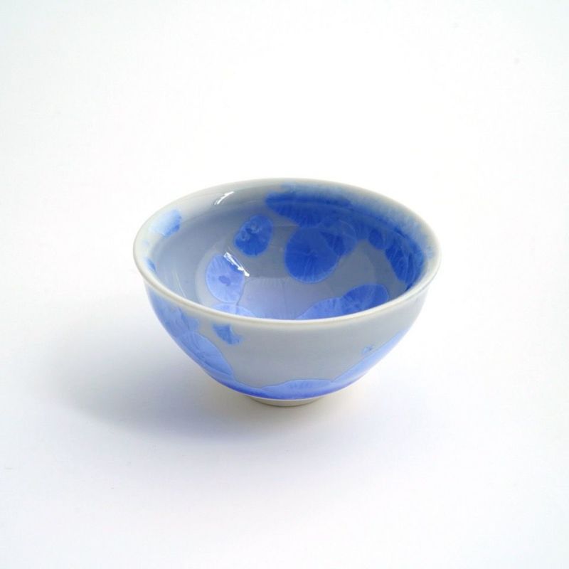 花結晶 【京焼・清水焼】花結晶 ぐい呑（青）〈1個〉 |皿や鉢など和