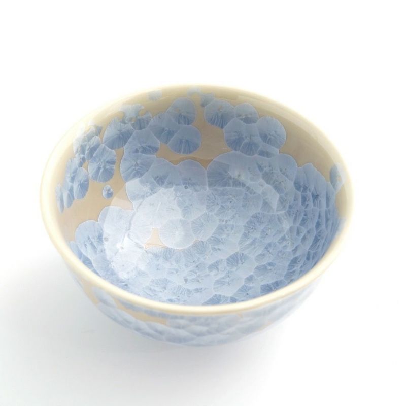 花結晶 【京焼・清水焼】花結晶 組茶碗（銀花・金花）〈2個〉 |皿や鉢