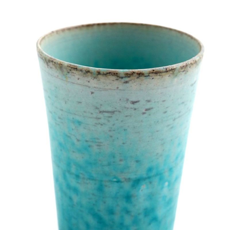 シリーズ以外・その他 ターコイズ フリーカップ 双〈2個〉 京焼