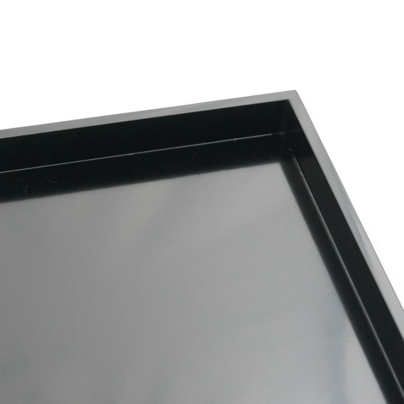 越前塗（福井県） 【越前塗】曙布目 黒 角膳〈1枚〉 |皿や鉢など和食器