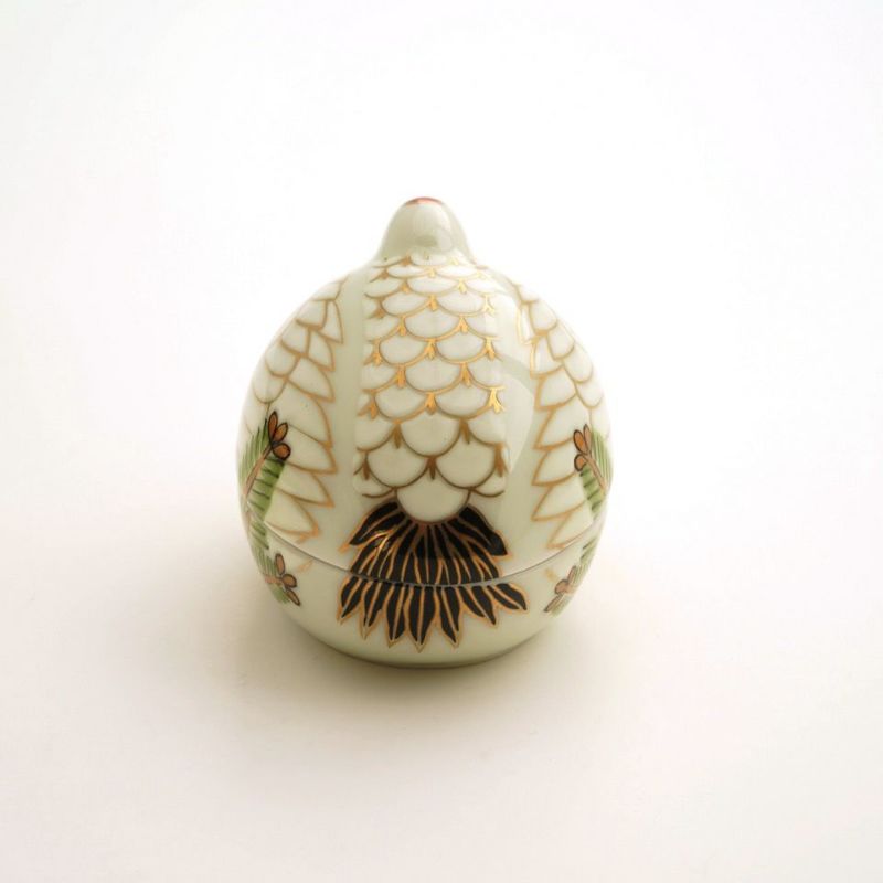 有田焼・伊万里焼（佐賀県） 【有田焼 幸楽窯】錦巣ごもり鶴 珍味入〈1