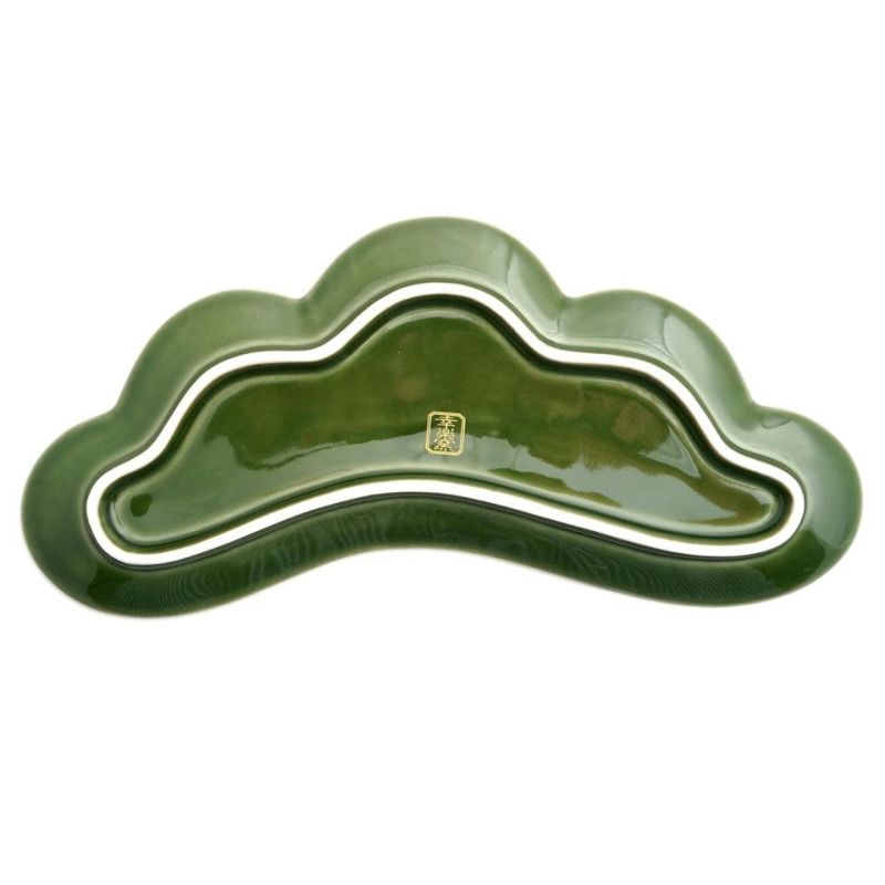 あつし様ご依頼品　有田焼幸楽窯錦茶緑金松葉形前菜皿6枚セット Amazon.co.jp: 有田焼 幸楽窯 錦金松葉形前菜皿 銘々皿 6点セット