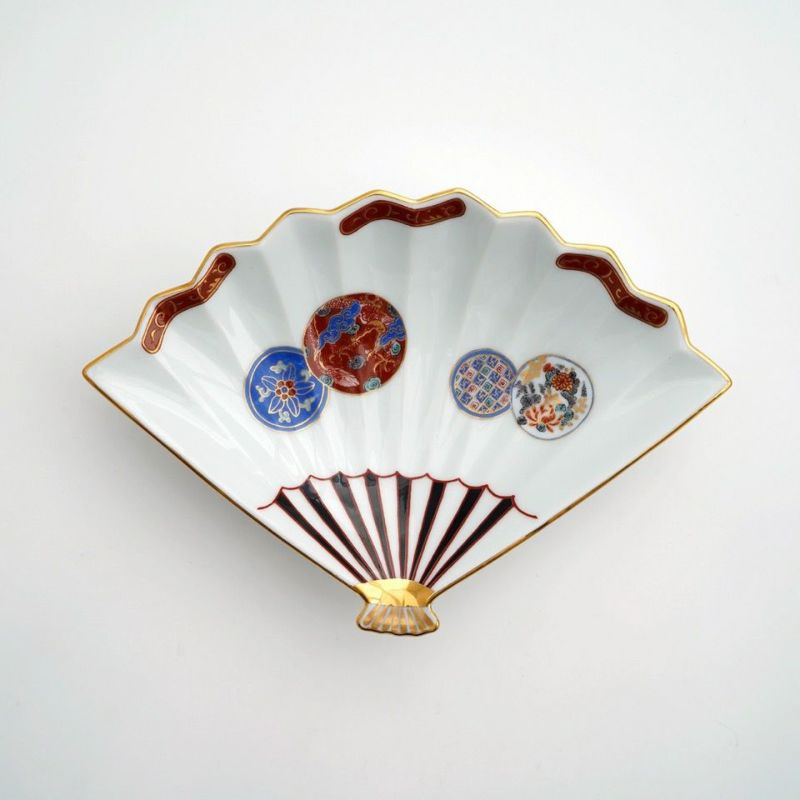 なるみ 扇形皿セット 金色装飾 なるみ 扇形皿セット 金色装飾 なるみ 扇形皿セット 金色装飾