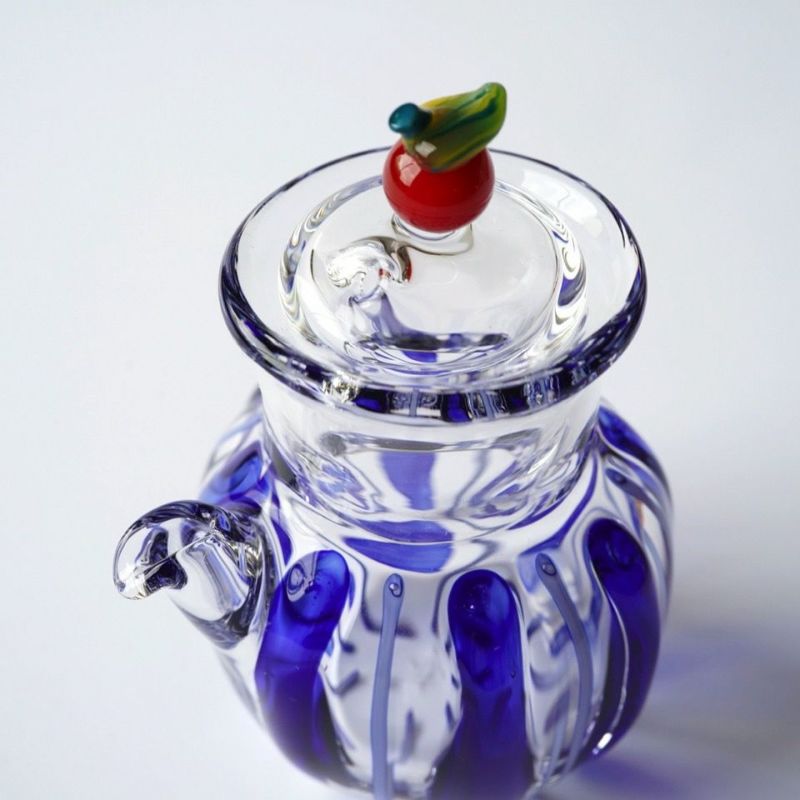 アジサイ様　　樹氷 汲出し茶碗 日本料理 懐石料理 ガラス器 小鉢 向付 5客 w_41532_1.jpg