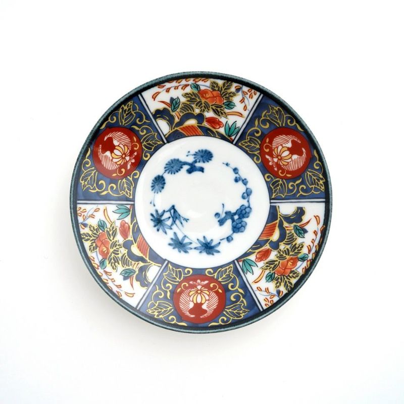 美濃焼セール 【美濃焼SALE】錦彩古伊万里 小皿揃〈5枚〉 |皿や鉢など