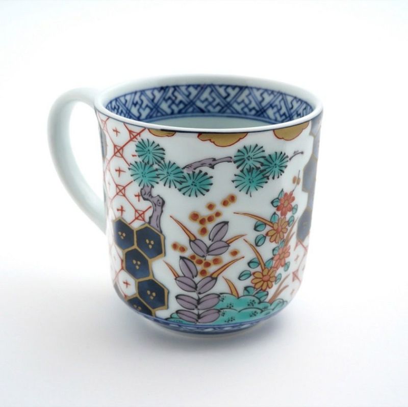 美濃焼セール 【美濃焼SALE】染錦古伊万里 ペアマグカップ〈2個〉 |皿